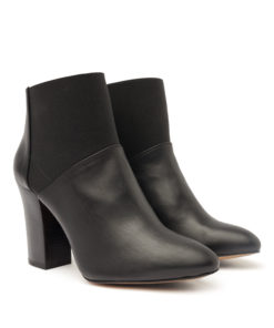 Alternative view of Leather & elastic boot