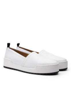 Alternative view of Leather sneaker