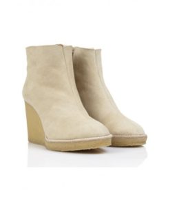 Alternative view of Wedge lambskin boot